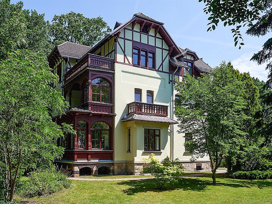 Villa Sixt in Dresden nach der Fertigstellung in 2015