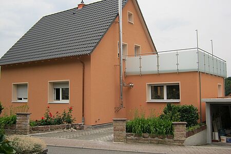 Einfamilienhaus nach energetischer Sanierung