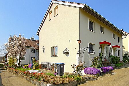 Zweifamilienhaus nach energetischer Sanierung