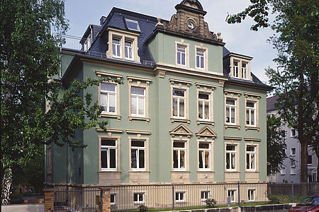 Sanierte Stadtvilla an der Bamberger Straße in Dresden