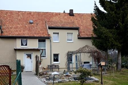 Reihenhaus mit sauberer Fassade