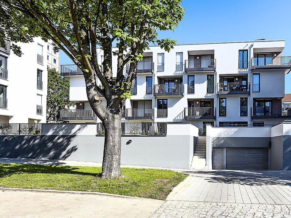 Mehrfamilienhaus in der Freiberger Straße 2 in Dresden nach der Fertigstellung in 2014