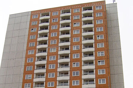Rechteckiges Hochhaus