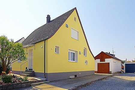 Wohnhaus nach energetischer Sanierung
