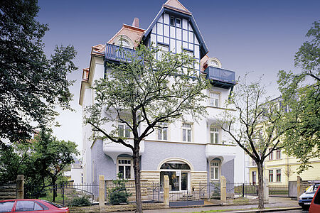 Sanierte Stadtvilla mit Fachwerkelementen