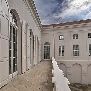 Balkon des Kurländer Palais